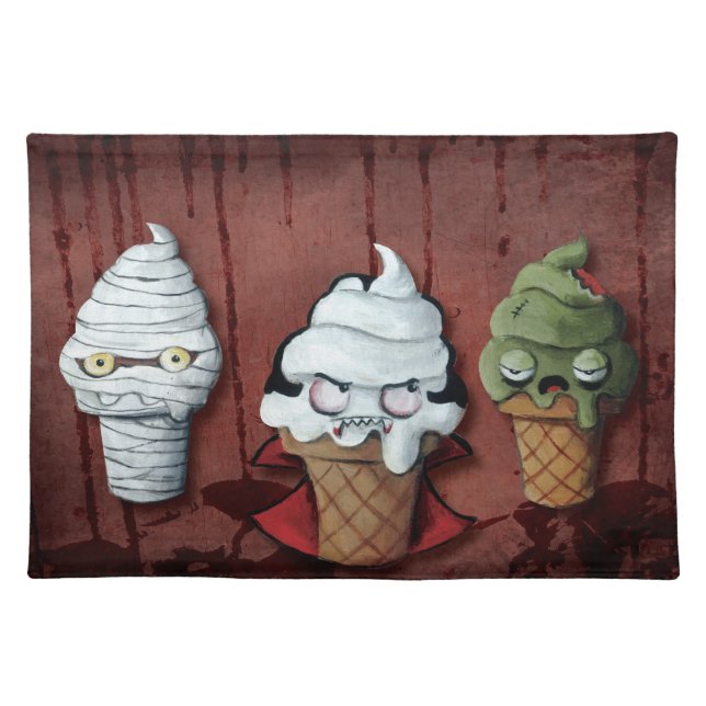 Monsters Halloween Team! Placemat (Front)