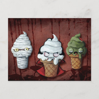Monsters Halloween Team! Postcard
