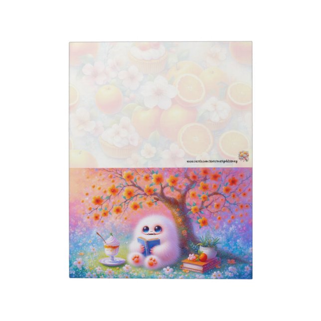 Monsters in the Orange Grove Notepad (Rotated)