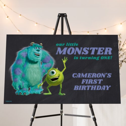 Monsters Inc 1st Birthday Foam Board