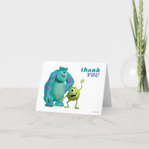 Monsters Inc. 1st Birthday Thank You Card
