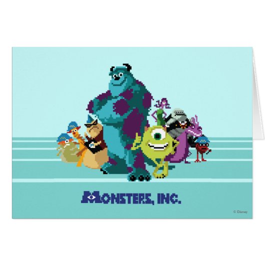 Monsters Inc 8Bit Mike, Sully, and the Gang (Front Horizontal)