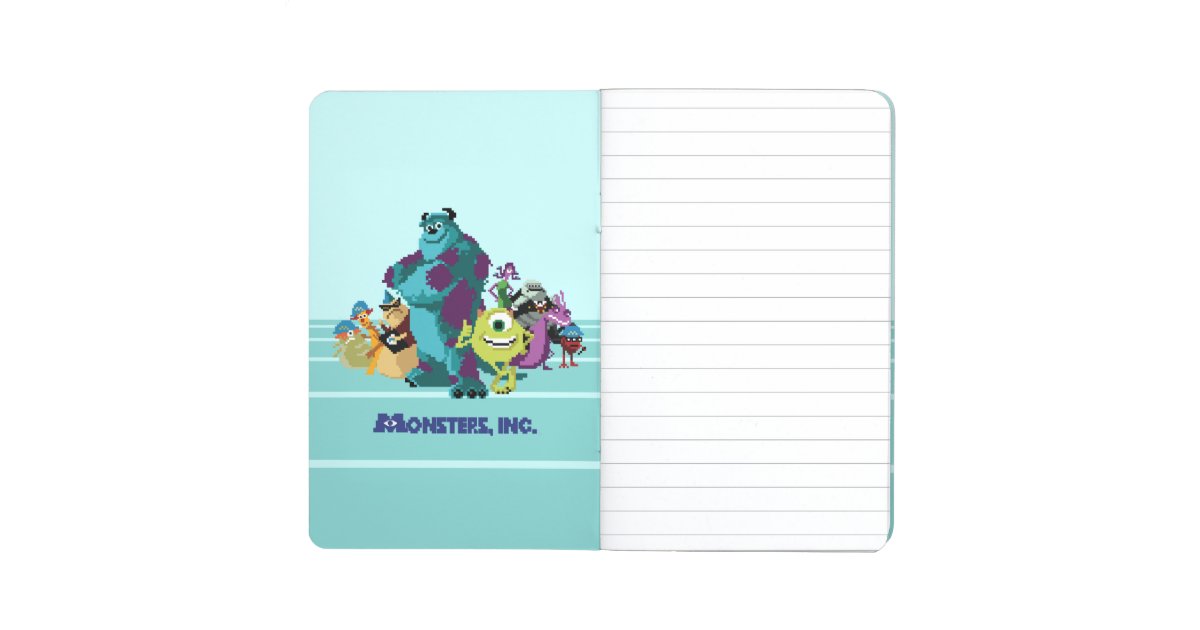 Monsters Inc 8bit Mike Sully And The Gang Journal Zazzle Com