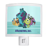 Monsters Inc 8Bit Mike Sully and the Gang Night Light Zazzle