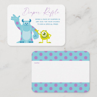 Monsters Inc. Baby Shower | Books for Baby Place Card