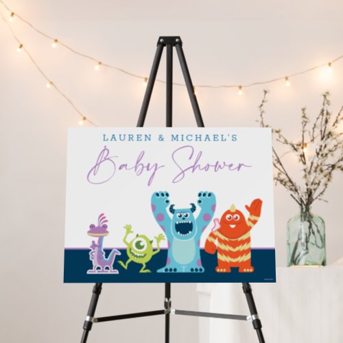 Monsters Inc Baby Shower Foam Board