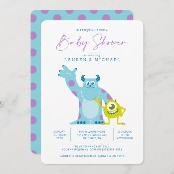 Monsters Inc. Baby Shower Invitation by disneypixarmonsters at Zazzle
