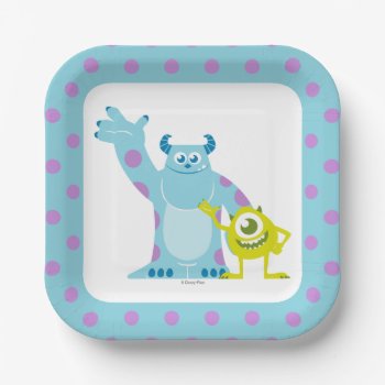 Monsters Inc. Baby Shower Paper Plates by disneypixarmonsters at Zazzle