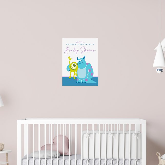 Monsters Inc. Baby Shower Poster | Zazzle