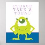 Monsters Inc. Baby Shower Take A Treat Poster at Zazzle