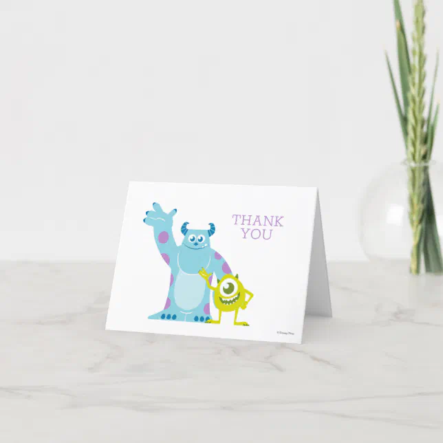 Monsters Inc. Baby Shower Thank You | Zazzle