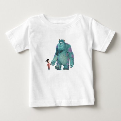 Monsters Inc Boo And Sulley walking Baby T_Shirt