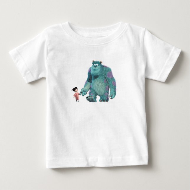Monsters Inc. Boo And Sulley walking Baby T-Shirt (Front)