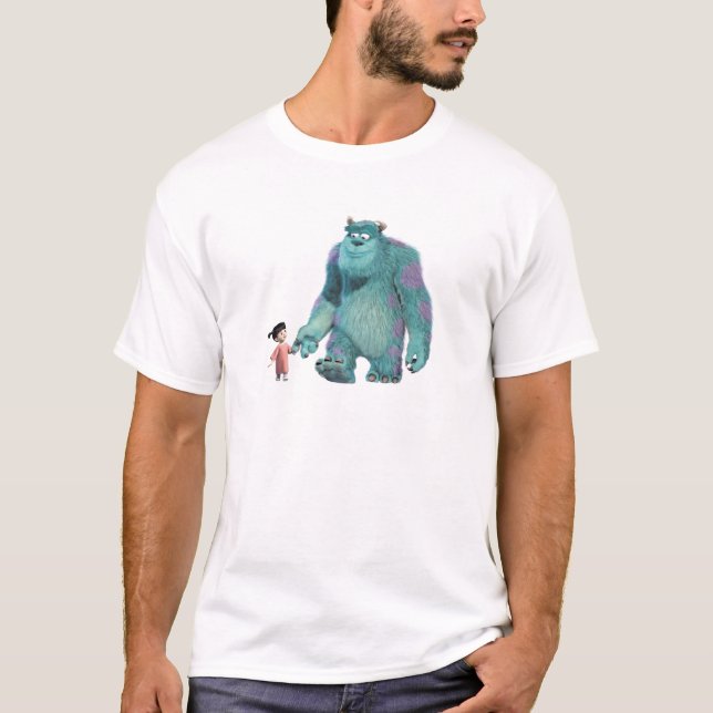 Monsters Inc. Boo And Sulley walking T-Shirt (Front)