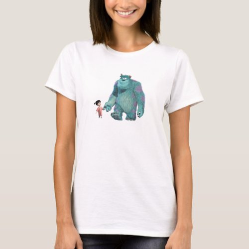 Monsters Inc Boo And Sulley walking T_Shirt