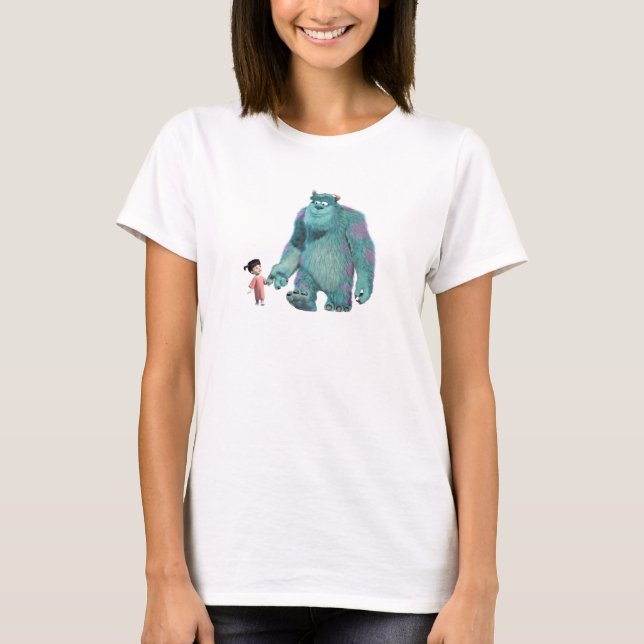 Monsters Inc. Boo And Sulley walking T-Shirt (Front)
