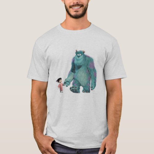 Monsters Inc Boo And Sulley walking T_Shirt
