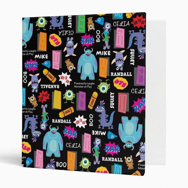 Monsters, Inc. | Character Pattern 3 Ring Binder (Front/Inside)