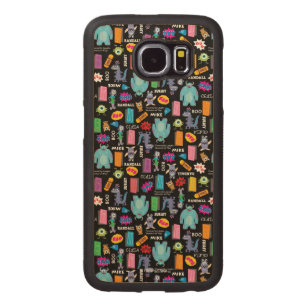 Monsters, Inc.   Character Pattern Carved Wood Samsung Galaxy S6 Case