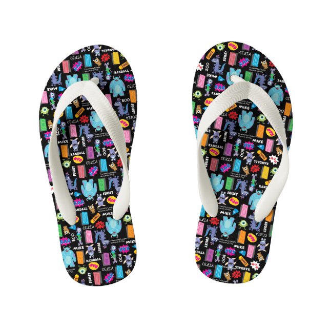 Monsters, Inc. | Character Pattern Kid's Flip Flops (Footbed)