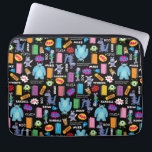 Monsters, Inc. | Character Pattern Laptop Sleeve<br><div class="desc">This cute Monsters,  Inc. pattern is powered by laughs and monsters at play. It features all your favorite characters; Mike,  Sulley,  Randall and Celia.</div>