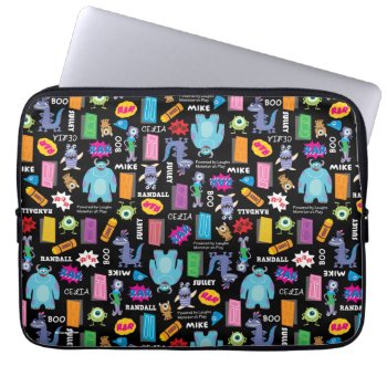 Monsters  Inc. | Character Pattern Laptop Sleeve by disneypixarmonsters at Zazzle