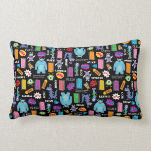 Monsters, Inc. Character Pattern Lumbar Pillow