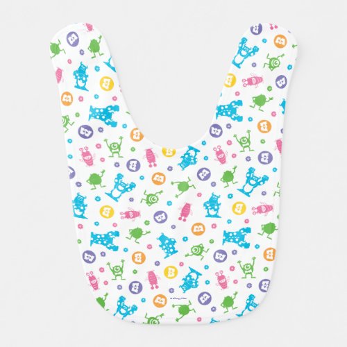 Monsters Inc  Character Pattern Mania Bib