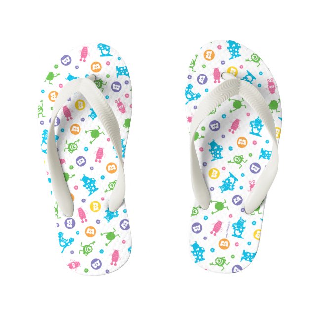 Monsters, Inc. | Character Pattern Mania Kid's Flip Flops (Footbed)