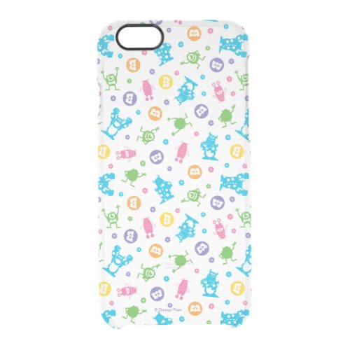 Monsters Inc  Character Pattern Mania Clear iPhone 66S Case