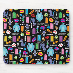 Monsters, Inc. Character Pattern Mouse Pad