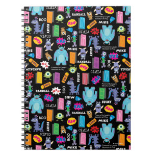 Monsters, Inc. Character Pattern Notebook