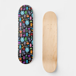 Monsters, Inc. | Character Pattern Skateboard | Zazzle