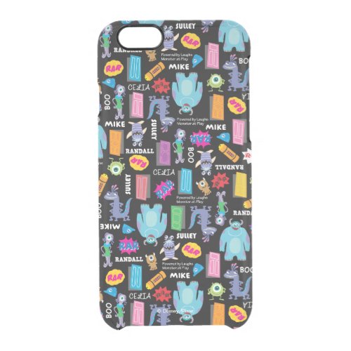 Monsters Inc  Character Pattern Clear iPhone 66S Case