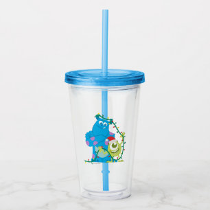 Monsters Inc. Christmas - Sulley & Mike Acrylic Tumbler