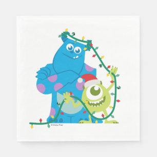 Monsters Inc. Christmas - Sulley & Mike Napkins