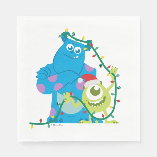Monsters Inc. | Christmas - Sulley & Mike Napkins (Front)