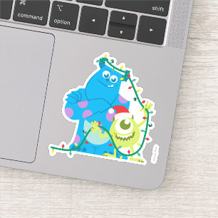 Monsters Inc. Christmas - Sulley & Mike Sticker