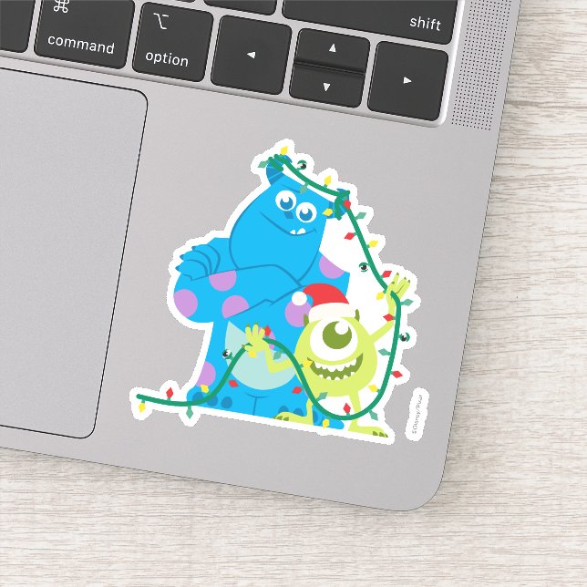 Monsters Inc. | Christmas - Sulley & Mike Sticker (Detail)