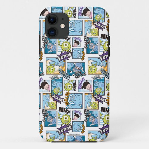 Monsters Inc  Comic Pattern Mania iPhone 11 Case