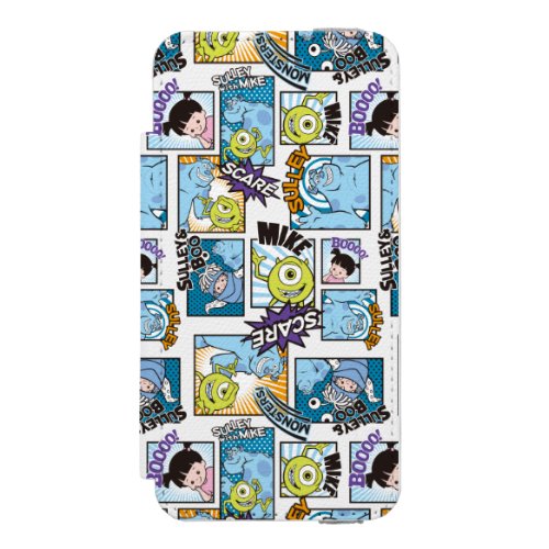 Monsters Inc  Comic Pattern Mania iPhone SE55s Wallet Case