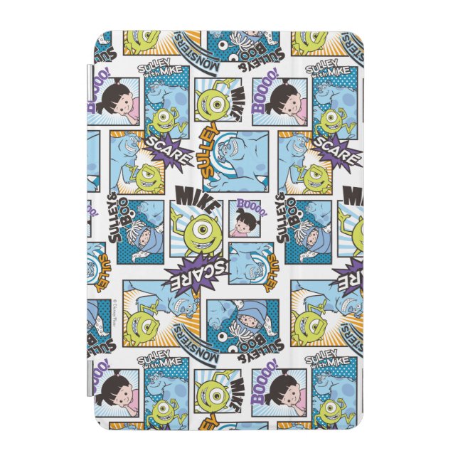 Monsters, Inc. | Comic Pattern Mania iPad Mini Cover (Front)