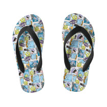 Monsters, Inc. | Comic Pattern Mania Kid's Flip Flops Monsters, Inc. | Comic Pattern Mania Kid's Flip Flops