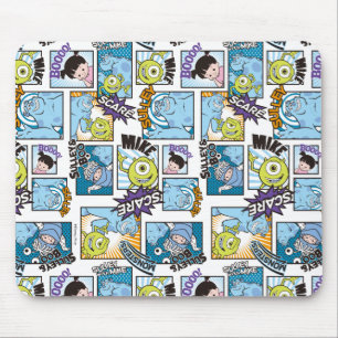 Monsters, Inc. Comic Pattern Mania Mouse Pad