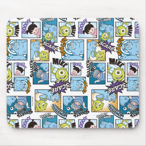 Monsters Inc  Comic Pattern Mania Mouse Pad