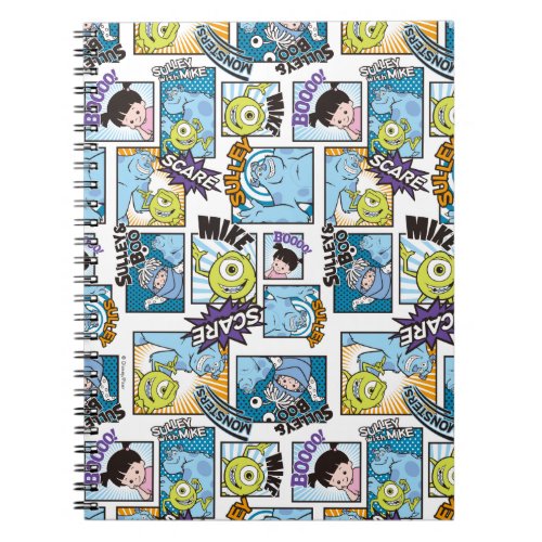 Monsters Inc  Comic Pattern Mania Notebook