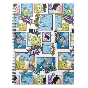 Monsters, Inc. Comic Pattern Mania Notebook