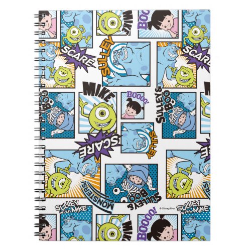 Monsters Inc  Comic Pattern Mania Notebook