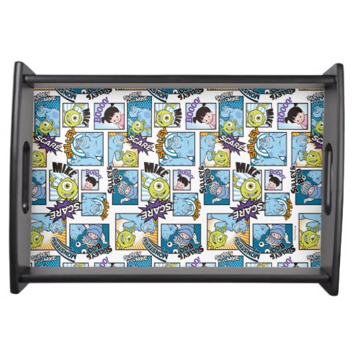 Monsters Inc  Comic Pattern Mania Serving Tray