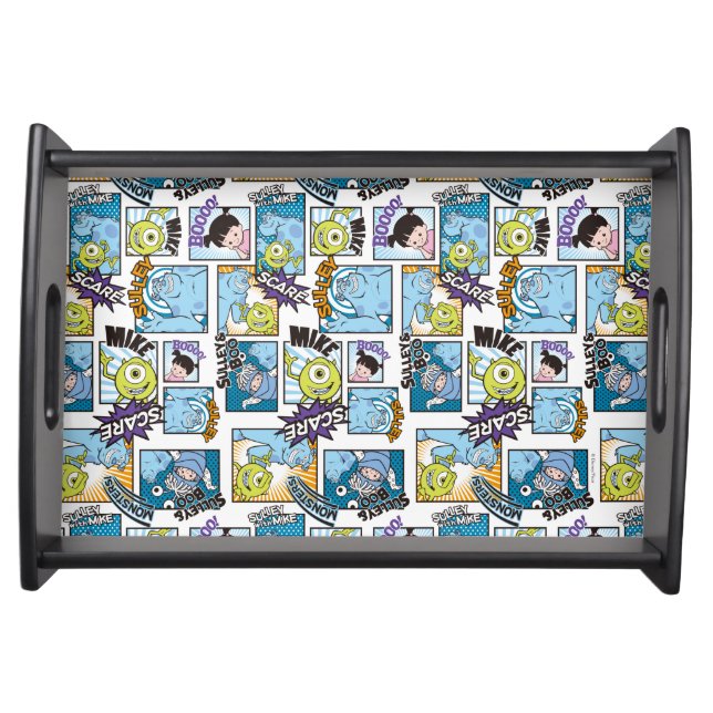 Monsters, Inc. | Comic Pattern Mania Serving Tray (Front)